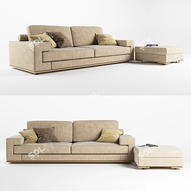 Luxury Visconti Plus: Modern Italian Design 3D model image 1