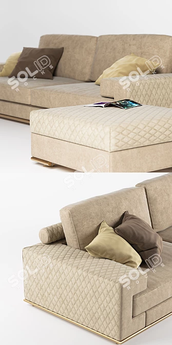 Luxury Visconti Plus: Modern Italian Design 3D model image 2