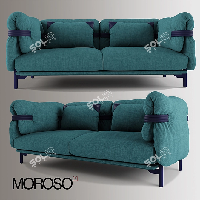 Moroso Belt: Sleek and Stylish Design 3D model image 1