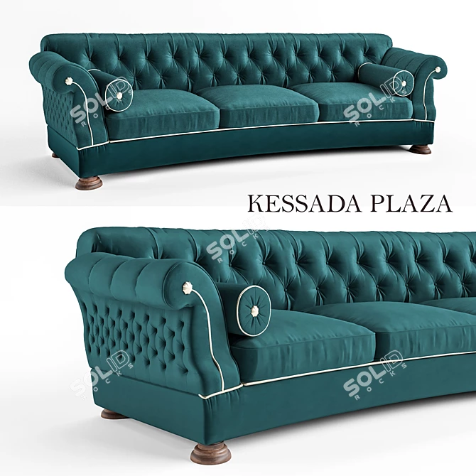 Modular Plasa Sofa by Kessada 3D model image 1
