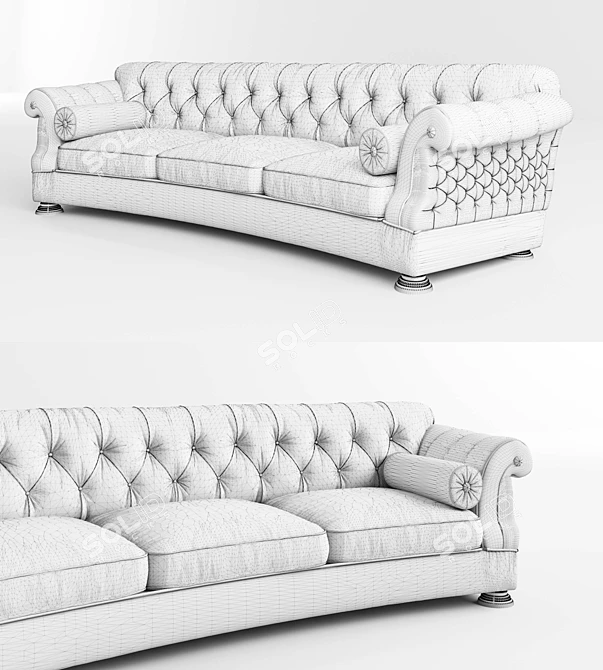 Modular Plasa Sofa by Kessada 3D model image 3