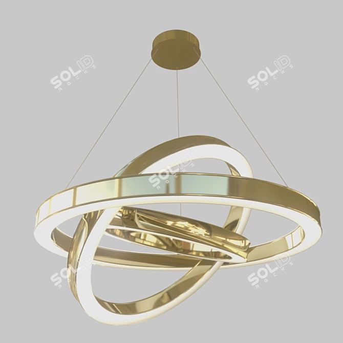 Title: Stary Pendant Light 3D model image 1