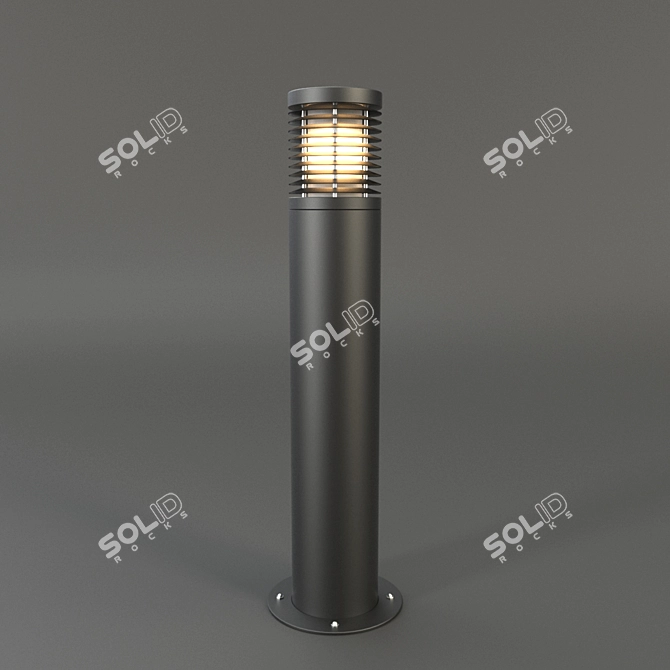 Urban Glow: Modern Street Light 3D model image 1