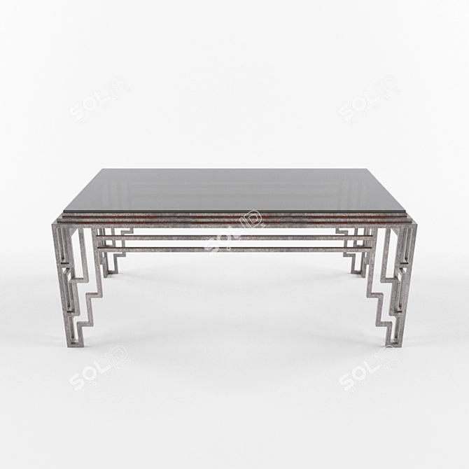 Art Deco Coffee Table 3D model image 2