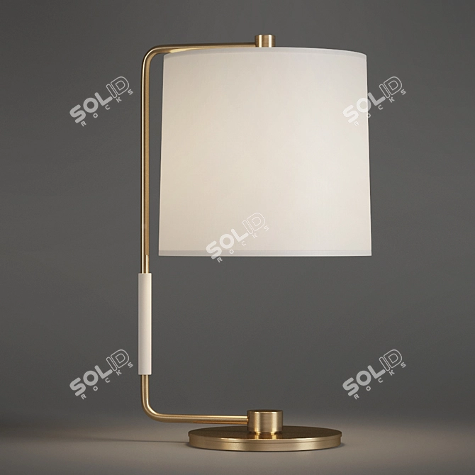 Modern Swing Table Lamp 3D model image 1