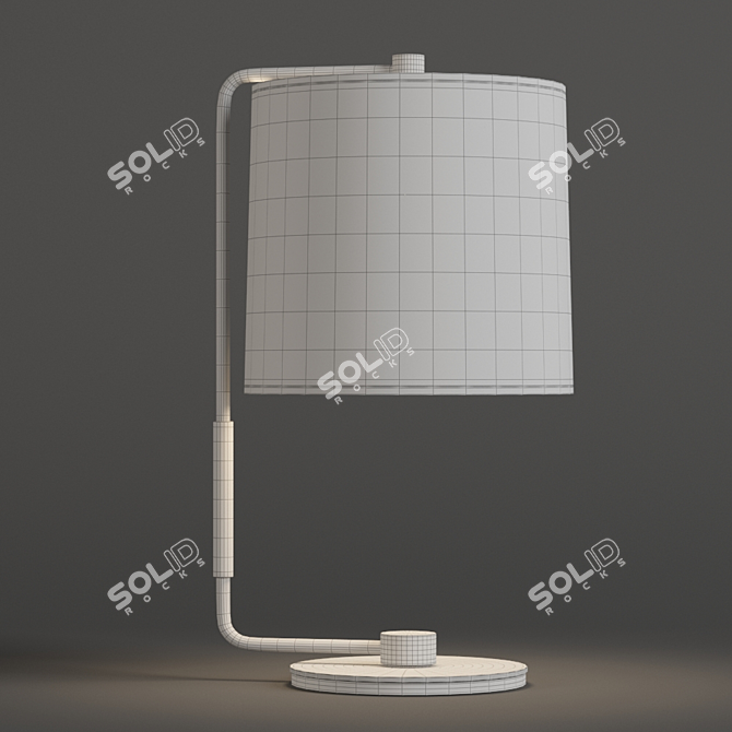 Modern Swing Table Lamp 3D model image 2