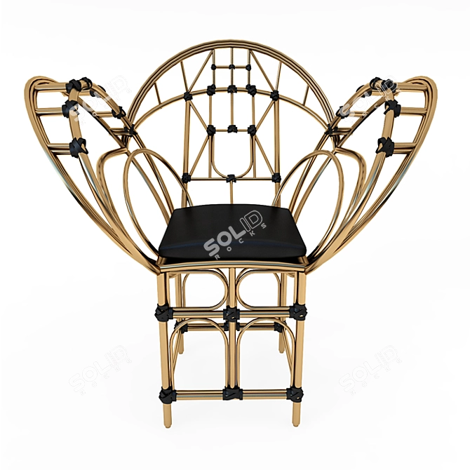 ErgoFlex Chair: Comfort Optimized 3D model image 1