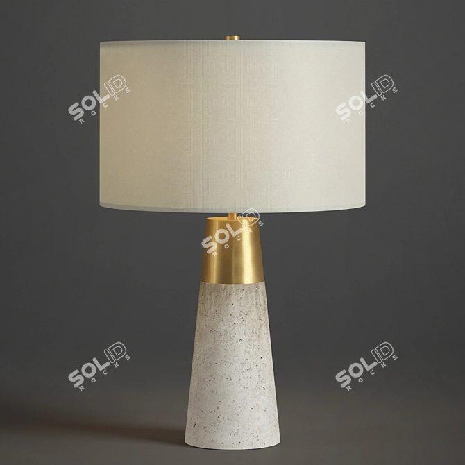 Elegant Munari Table Lamp 3D model image 1