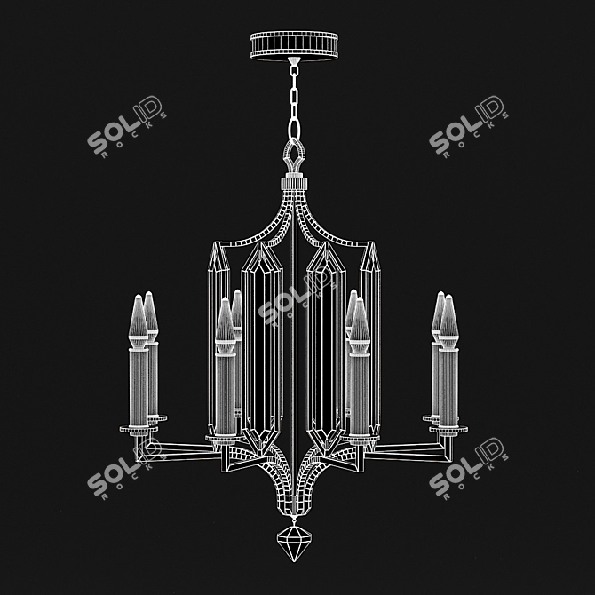 Timeless Elegance: Fine Art Lamps Westminster 3D model image 2