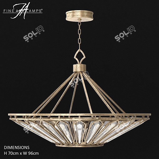 Elegant Westminster Table Lamp 3D model image 1