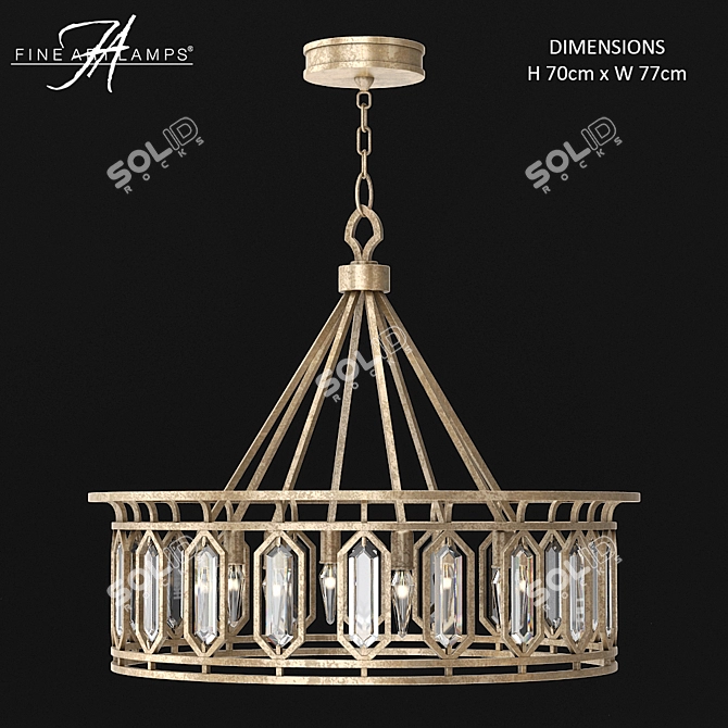 Elegant Fine Art Lamps: Westminster Beauty 3D model image 1