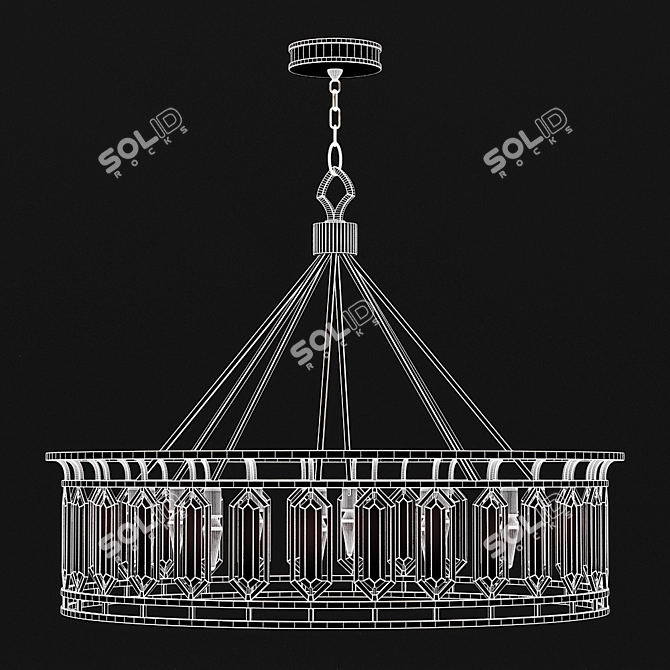 Elegant Westminster Fine Art Lamp 3D model image 2