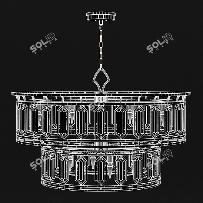 Westminster 890140: Sophisticated Fine Art Lamp 3D model image 2