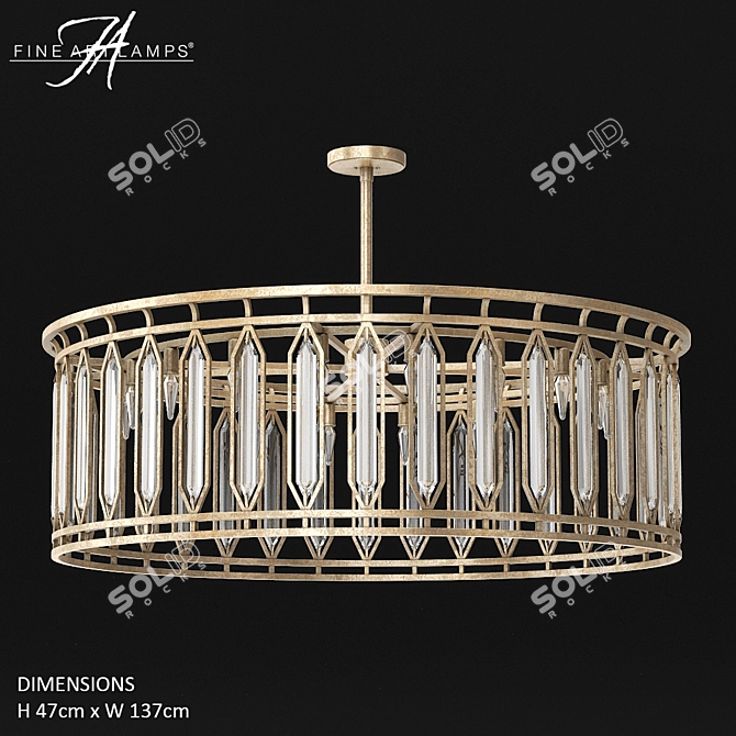 Westminster Fine Art Lamps: Timeless Elegance 3D model image 1