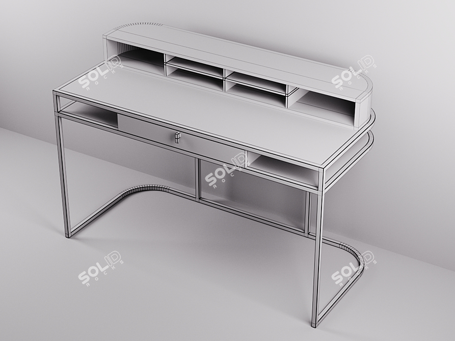 Elegant Eichholtz Highland Desk 3D model image 3
