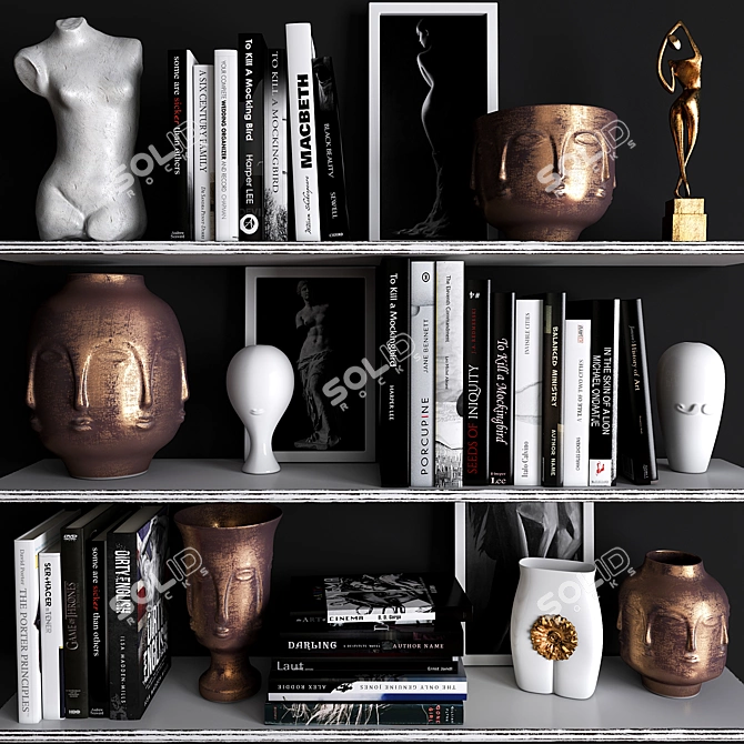 Elegant Decor Set: 20 Pieces 3D model image 1