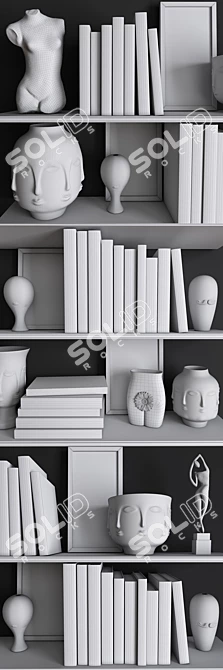 Elegant Decor Set: 20 Pieces 3D model image 3