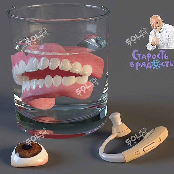 Confident Life: Prostheses (vray GGX) 3D model image 1