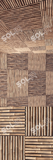 Bamboo Branches: Versatile 3D Decor 3D model image 2