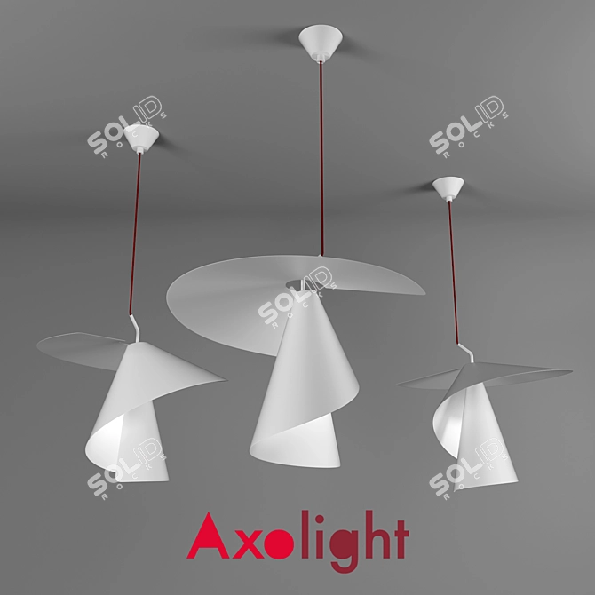 AXOlight Spiry: Modern Elegance Illuminated 3D model image 1