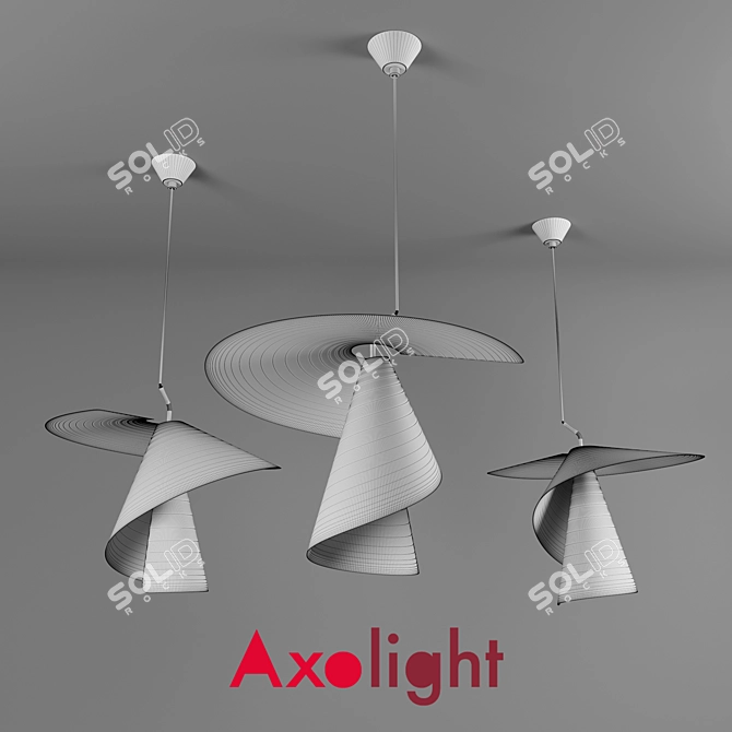 AXOlight Spiry: Modern Elegance Illuminated 3D model image 2