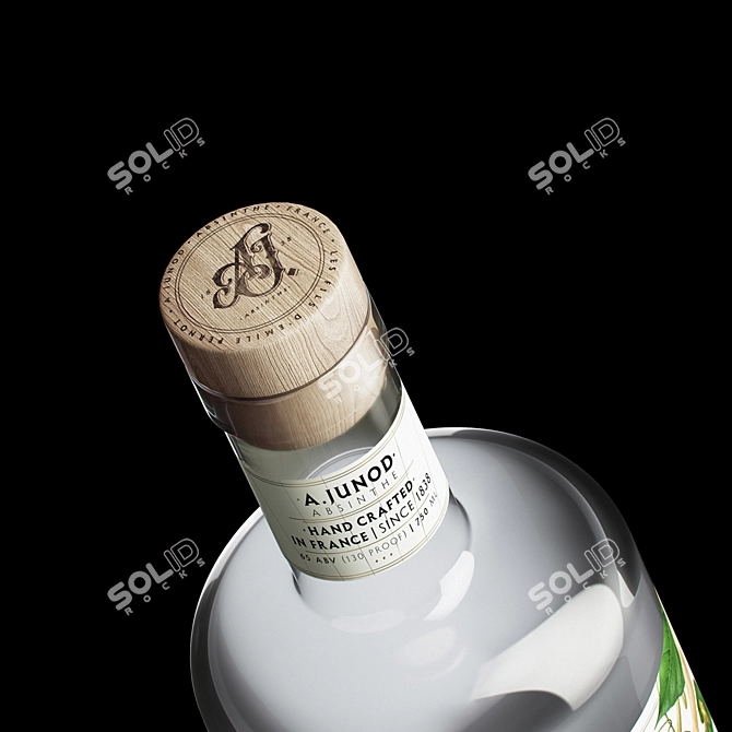 Authentic French Artisan Absinthe 3D model image 3