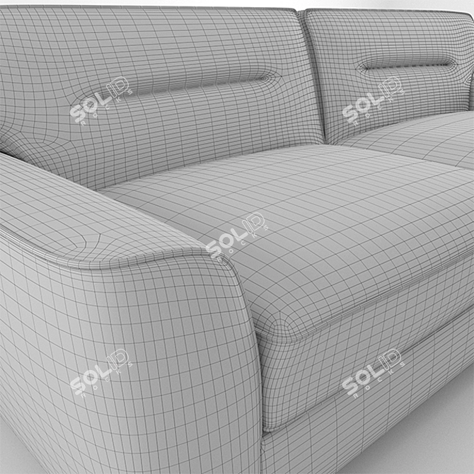 Stockholm Sofa: Modern Romanian Design 3D model image 3