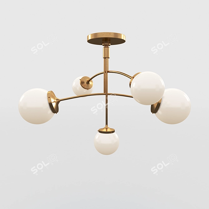 Kate Spade Prescott Chandelier 3D model image 2