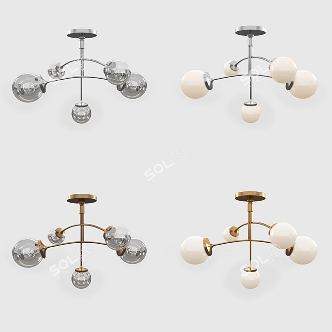 Kate Spade Prescott Chandelier 3D model image 3