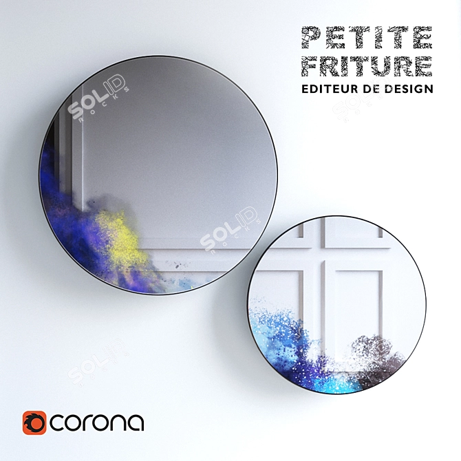 Cornflower Dream Mirrors 3D model image 1