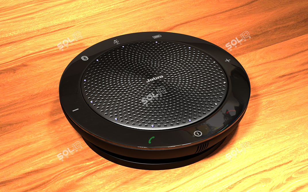 Jabra Speak 510+: Ultimate Speakerphone Solution 3D model image 3