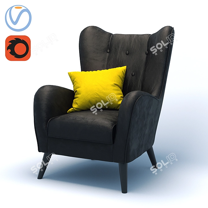 ErgoFit Spine-Perfect Armchair 3D model image 1