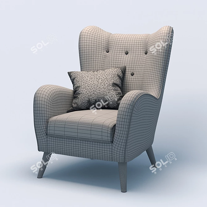 ErgoFit Spine-Perfect Armchair 3D model image 2