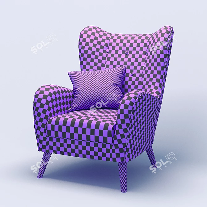 ErgoFit Spine-Perfect Armchair 3D model image 3