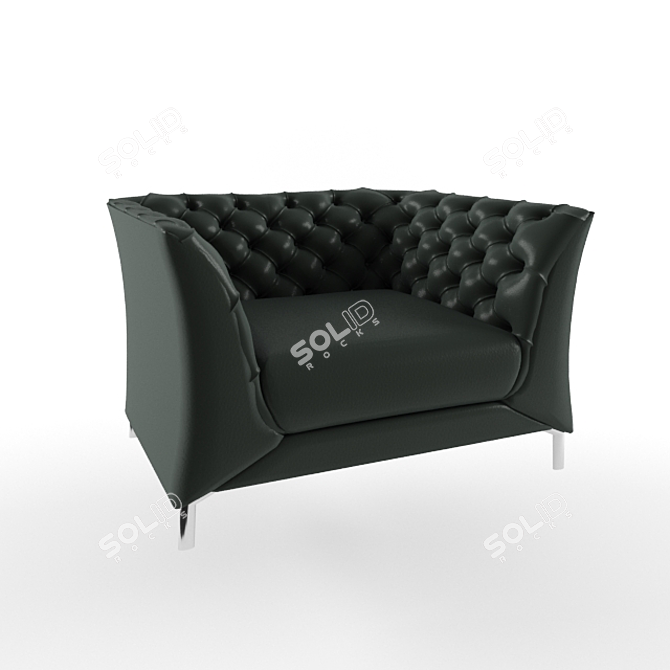 Luxurious Natuzzi Sofa: La Scala 3D model image 1