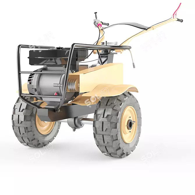 PowerPro Turbo Tiller 3D model image 1