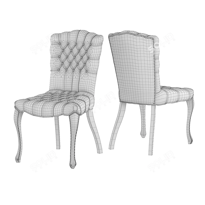 Leah Chair: Sleek and Comfortable 3D model image 3