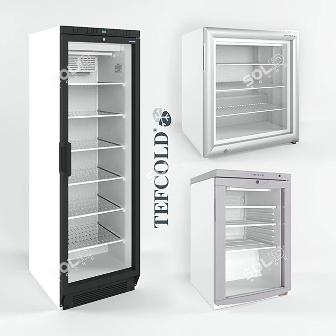 Tefcold Refrigerated and Freezers: bc85, ufsc370g, uf100g 3D model image 1