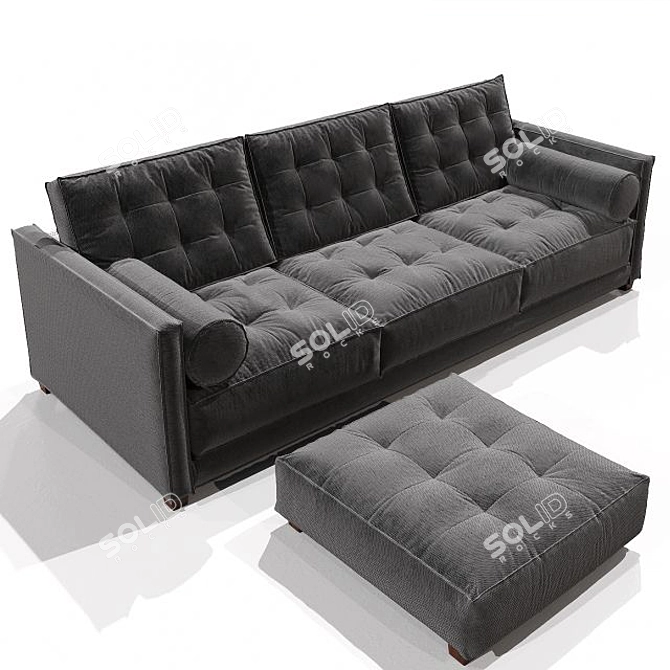 Flexform LE CANAPÈ: Luxurious Furniture in Corona Material 3D model image 1