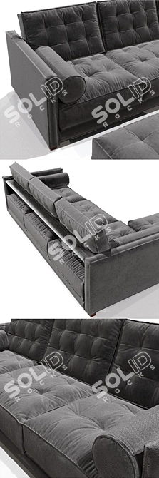 Flexform LE CANAPÈ: Luxurious Furniture in Corona Material 3D model image 2