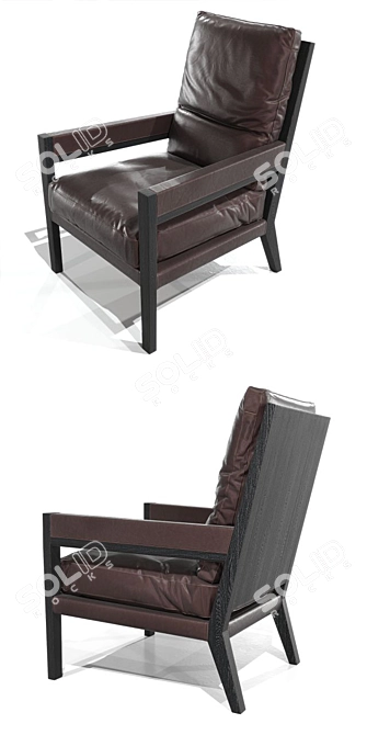 Flexform MARGARET: Sleek & Stylish Corona Design 3D model image 2