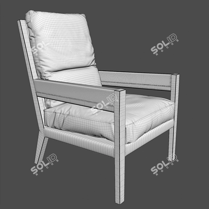 Flexform MARGARET: Sleek & Stylish Corona Design 3D model image 3