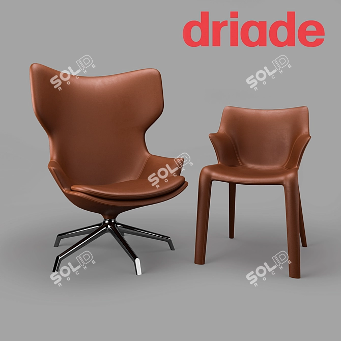 Driade Lou: Speak & Eat 3D model image 1