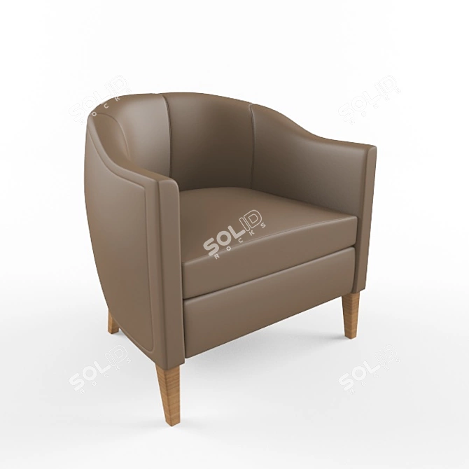 Versatile Chair for Any Space 3D model image 1