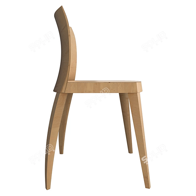 Modern Maple Diesis Chair: Segis 3D model image 3