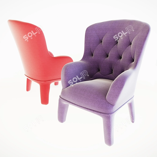 Lavender Luxe: D 3D model image 2