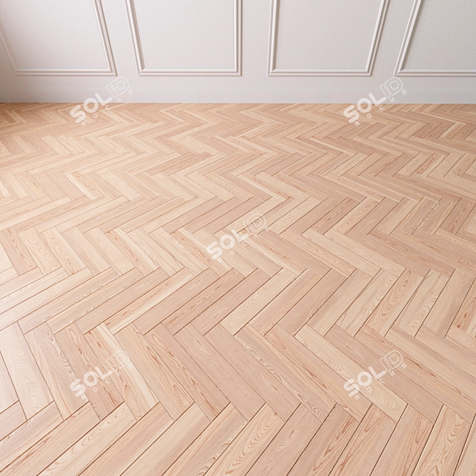 Laminate Wood Flooring 3D model image 1