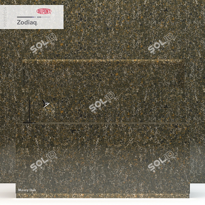 Zodiaq Quartz Kitchen Countertops 3D model image 2