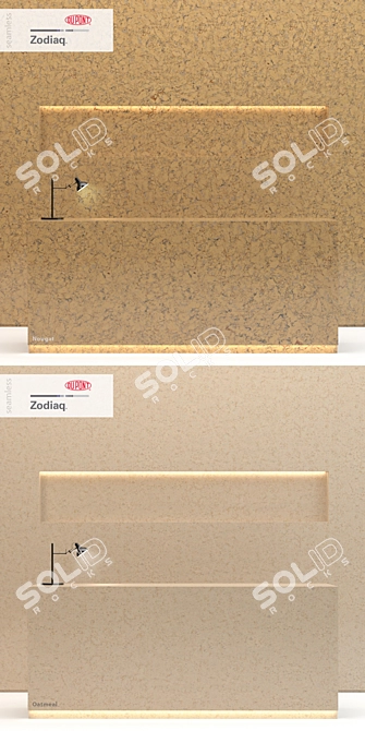 Zodiaq Quartz Kitchen Countertops 3D model image 3