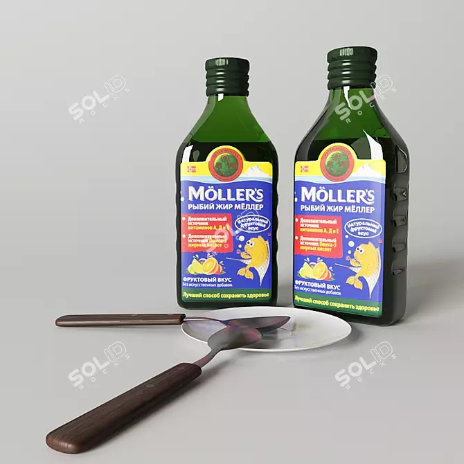 Child's Omega-3: Promote Health 3D model image 1